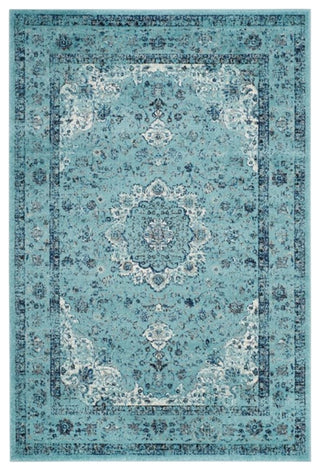 Safavieh Evoke 8' X 10' Power Loomed Rug in Light Blue and Light Blue