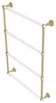 Pacific Grove 4 Tier 24" Ladder Towel Bar with Twist Accents, Satin Brass
