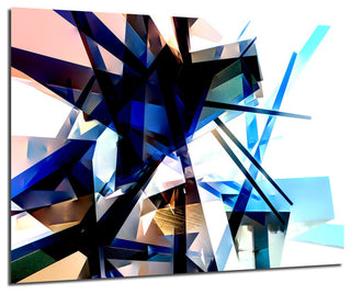 Indoor/Outdoor Wall Decor 'Vibrant Geo', ArtPlexi, 12x16