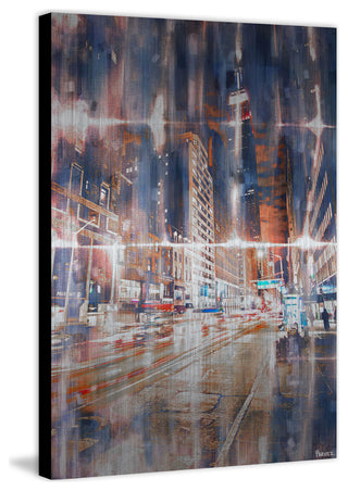 "It's a Blur" Print on Brushed Aluminum, 24"x36"