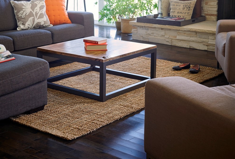 Andes Natural Jute Area Rug, 2'6"x8'