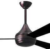 Donaire Paddle Fan Integrated LED, Brushed Bronze, Matte Black Blades