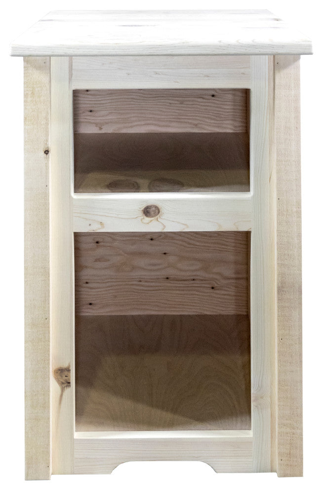 Homestead End Table, Clear Lacquer Finish