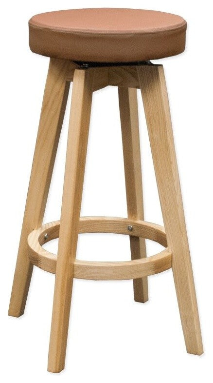 Rex Wood Counter Stool, Brown