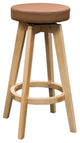 Rex Wood Counter Stool, Brown