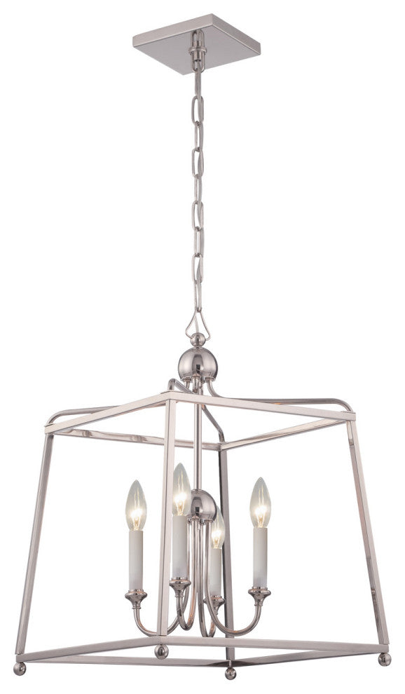 Crystorama Lighting Group 2245_NOSHADE Sylvan 4 Light 16"W Taper - Black Forged