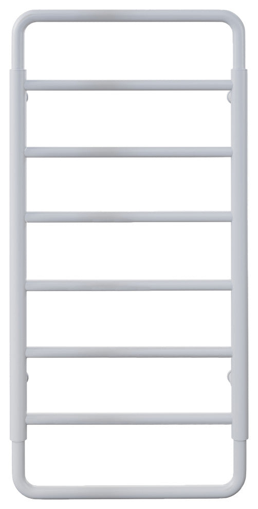 Ivy 8-Bar Electric Towel Warmer, Matte White