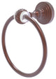 Pacific Grove Towel Ring with Twisted Accents, Antique Copper