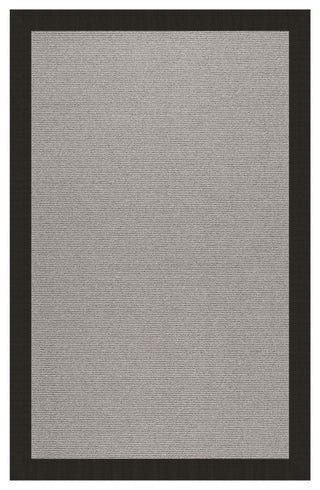 Zoe Platinum Sisal Tufted Area Rug, Ebony, 9'x12'