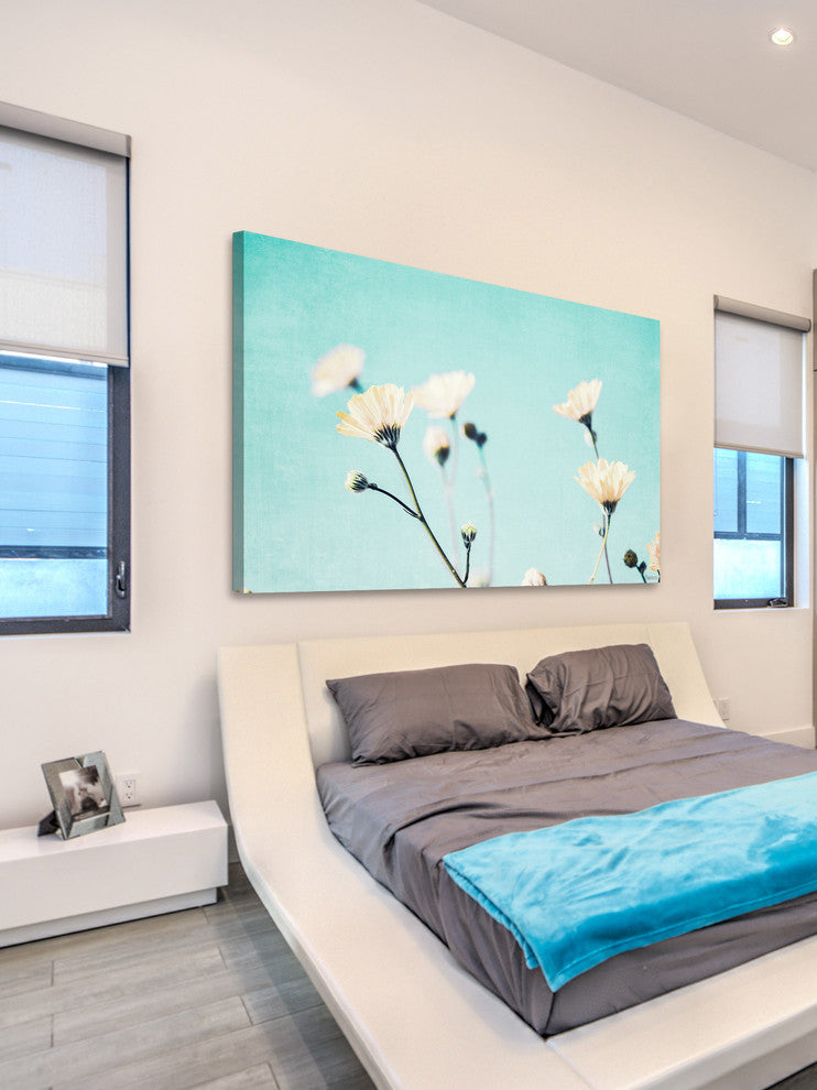 Marmont Hill, "Aqua Breeze" by Morgan Hartley Painting on Wrapped Canvas, 45x30