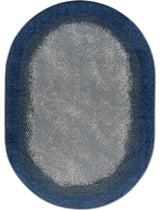 Urban Edges 5'4" x 7'8" Oval area rug, color Marine