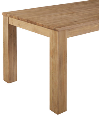 Bedford KD 75" Rect. Dining Table Square Legs, Brushed Smoke