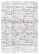 Safavieh Fontana Shag Area Rug, FNT881, Ivory and Gray, 9'x12'