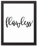 Flawless 11x14 Black Framed Canvas