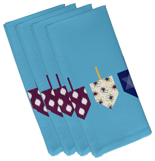 Decorative Holiday Napkin, Set of 4, Light Blue