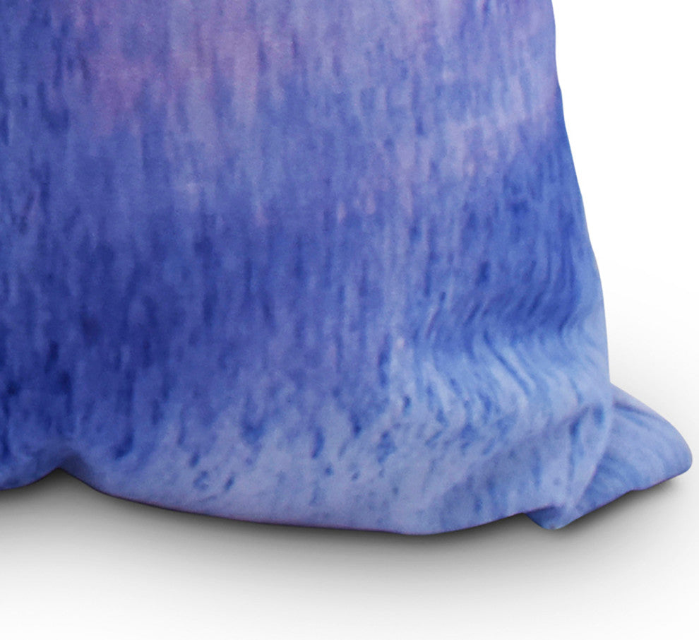 26" Painted Sunset Multi Color Stripe Print Decorative Throw Pillow