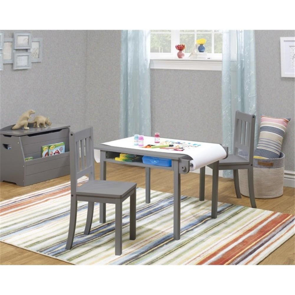 Sorelle Imagination Table and Chair Set in Gray