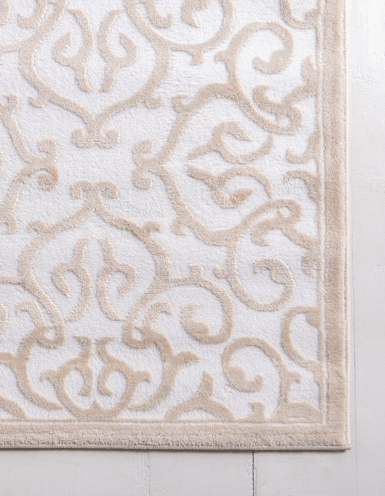 Unique Loom Snow White Johnson Rushmore 2'' 0 x 6'' 0 Runner Rug