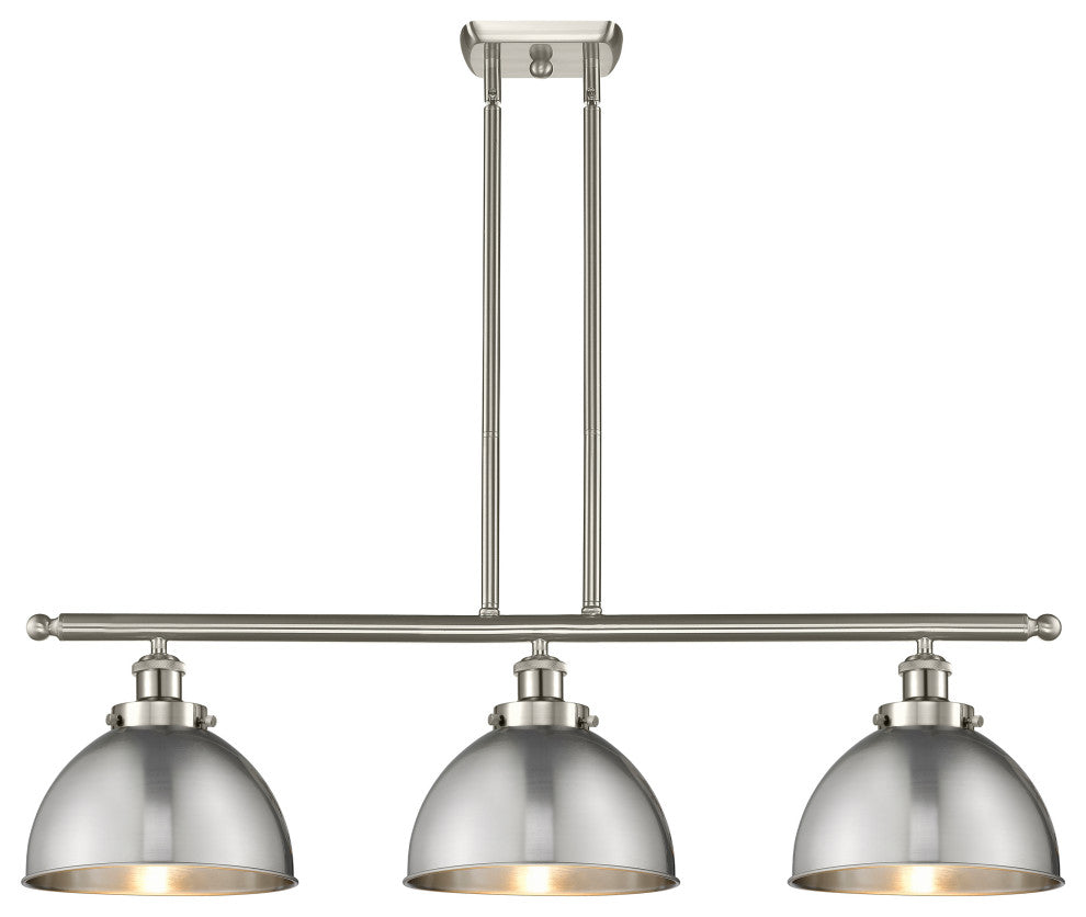 Ballston Urban Island Light, Brushed Satin Nickel, LED