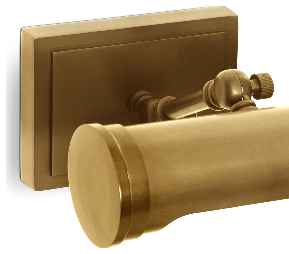 Tate Picture Light Small, Natural Brass