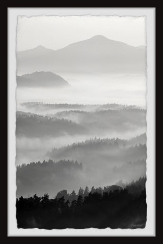 "Gray Days" Framed Painting Print, 12x18