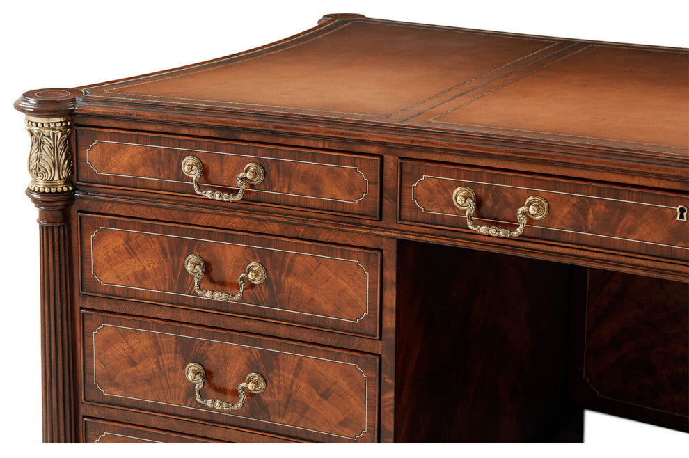 George III Pedestal Desk