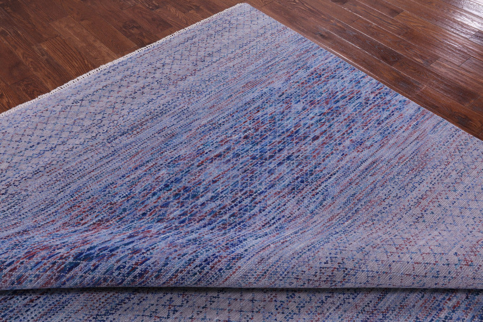 8' 0" X 10' 3" Savannah Grass Handmade Wool Rug Q9207