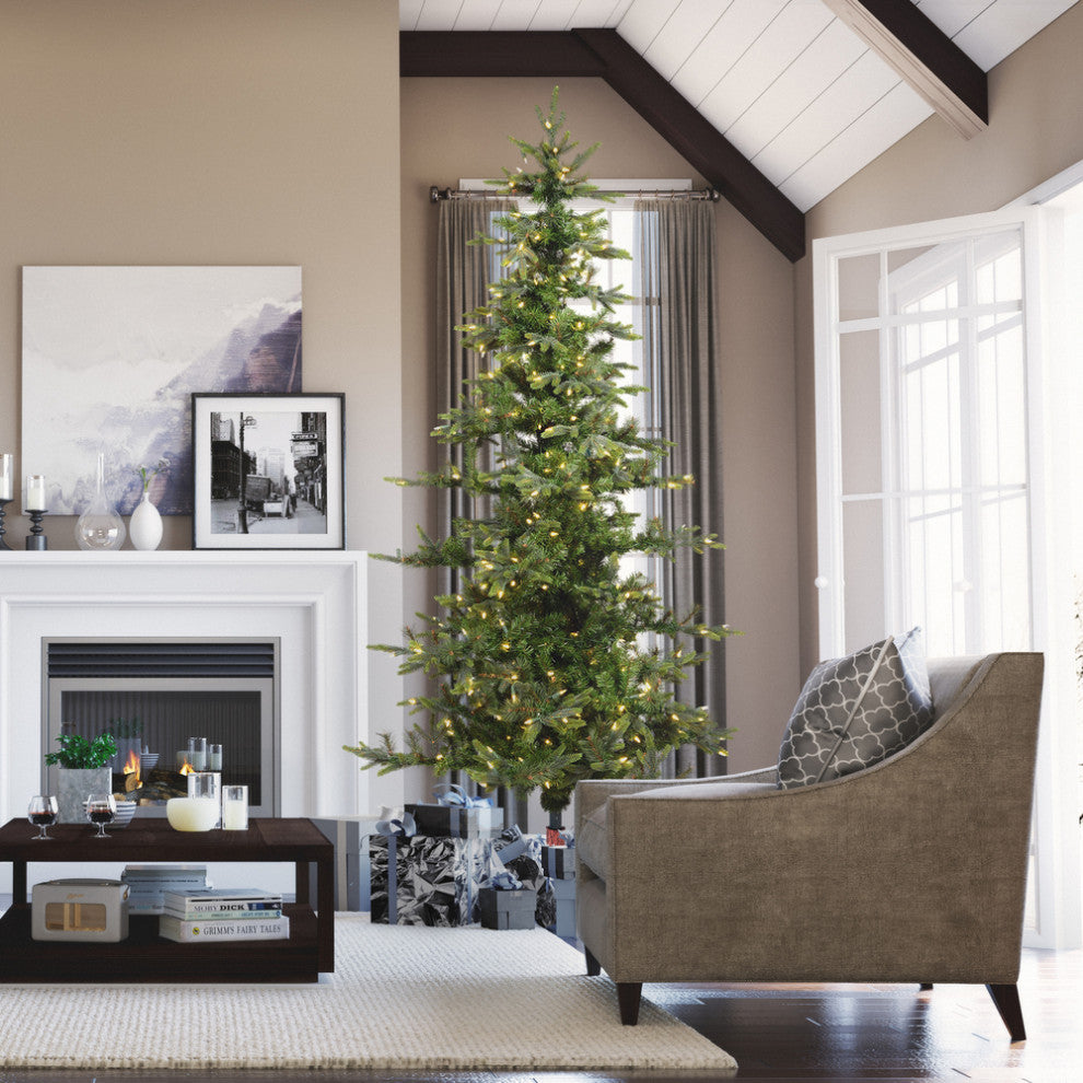 Vickerman A101871Led 7' Shawnee Fir Artificial Christmas Tree, Warm White Lights