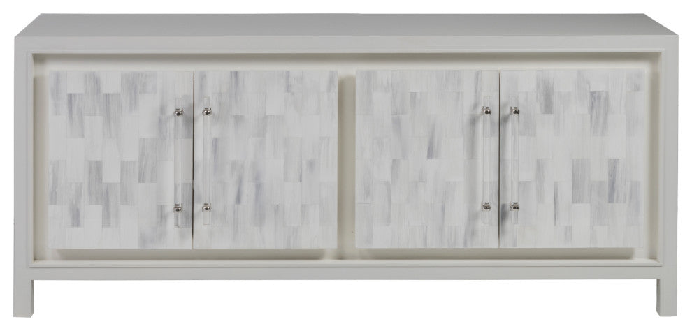 Elation White Media Console