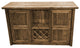 Barnwood Style Timber Peg Freestanding Bar Set, Woodland Smoke, Black Pine Cone and Quarter Espresso