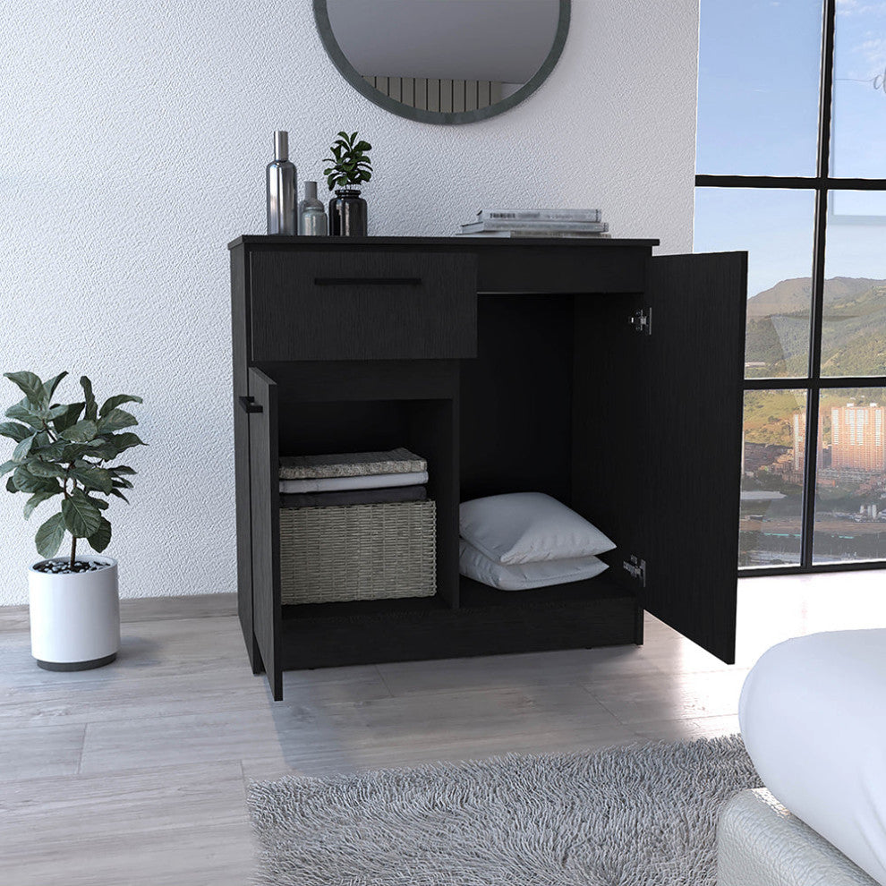 DEPOT E-SHOP Orleans Dresser with 2-Door Cabinets and Drawer
