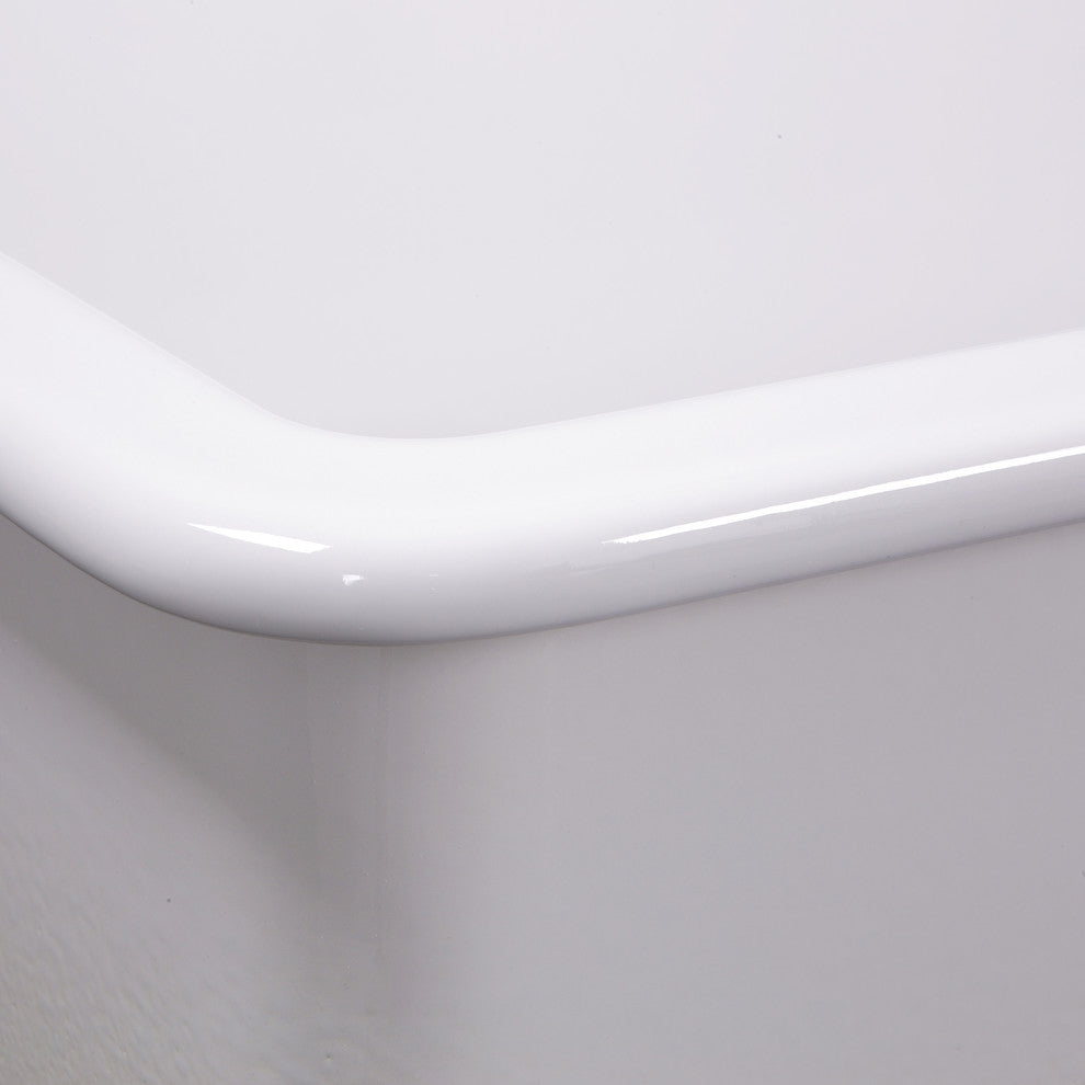 Nantucket Sinks Dualmount Fireclay Kitchen Sink Wellfleet, 32"