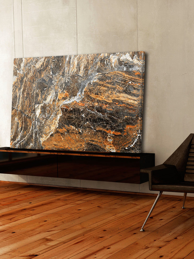 "Rust Rock" Painting Print on Canvas