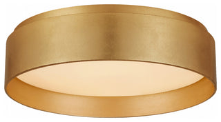 Shaw Flush Mount, LED, Gild, White Glass, 11"W (S 4041G CQ2NP)