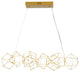 Bethel International BE33C66G 168-Light LED Chandelier, Gold