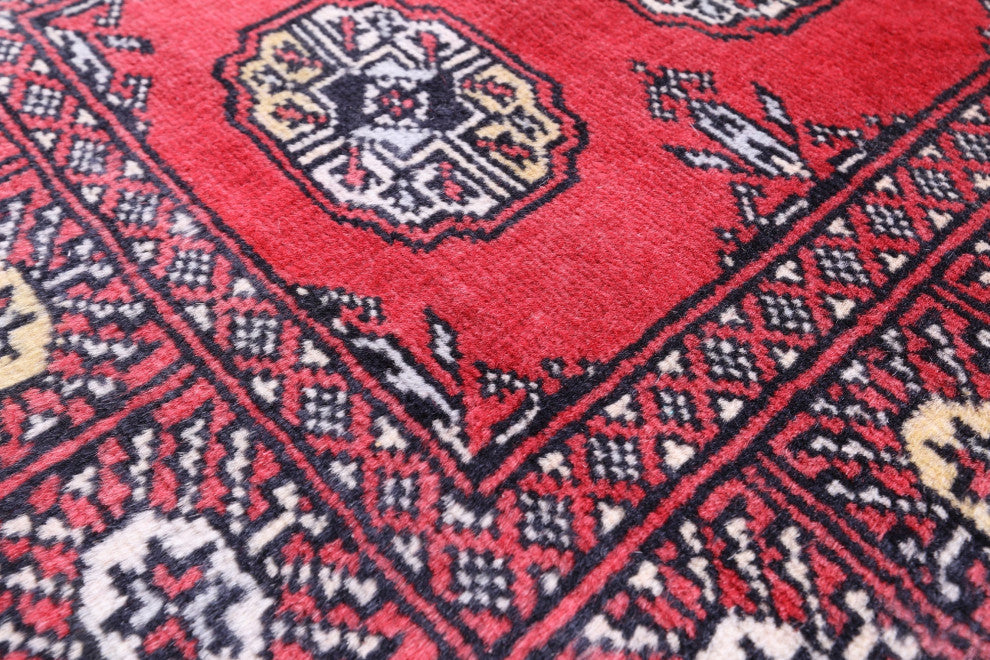 Silky Bokhara Hand Knotted Rug 2' 0" X 3' 0" - Q13862