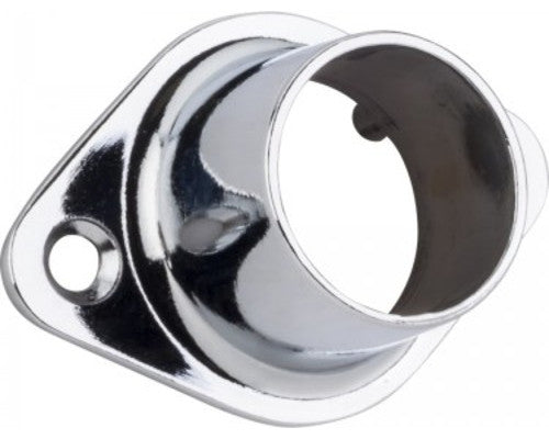 Hardware Resources M7260 Closed Screw In Closet Rod Mounting - Chrome