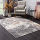 2" x 18" Beige Cobblestone Pattern Runner Rug