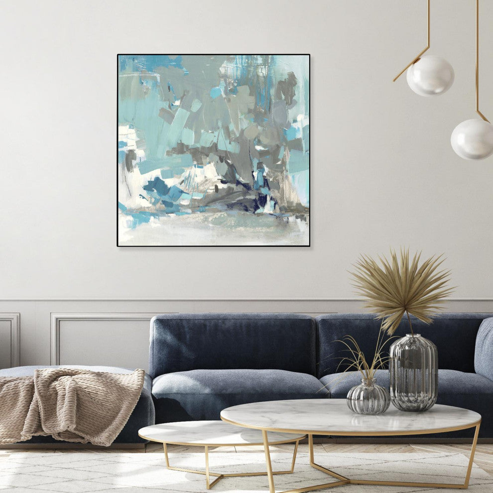 "Above the Mist" Framed Canvas by Giant Art 20"x20"