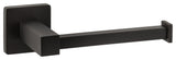 Vlora Bath Series, Single Post Toilet Paper Holder, Flat Black