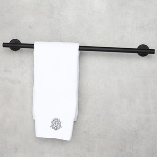 Elizabeth 24 in. Wall Mounted Towel Bar in Matte Black