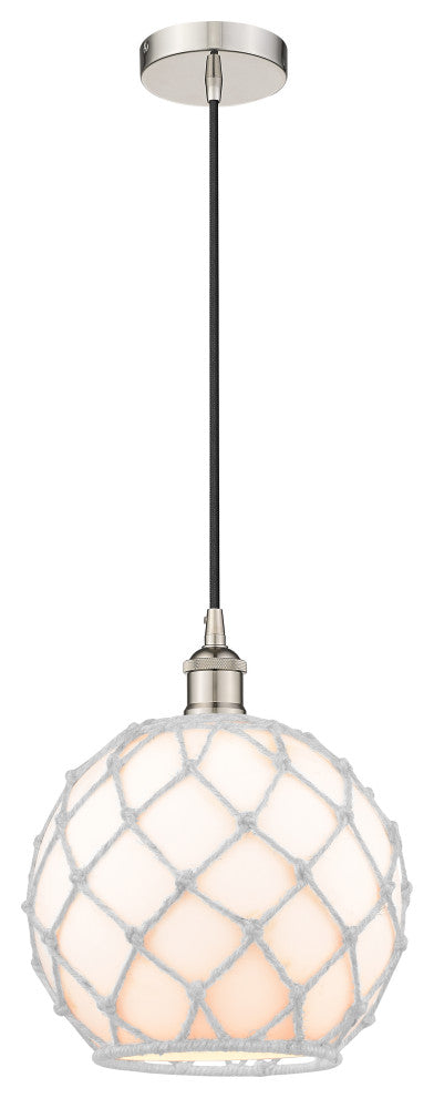 Innovations 616-1P-PN-G121-10RW 1-Light Mini Pendant, Polished Nickel