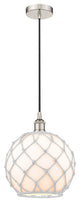 Innovations 616-1P-PN-G121-10RW 1-Light Mini Pendant, Polished Nickel