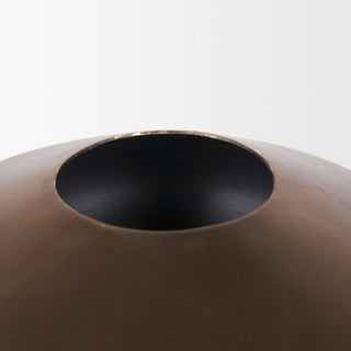 Quiana Large Gold Metal Vase