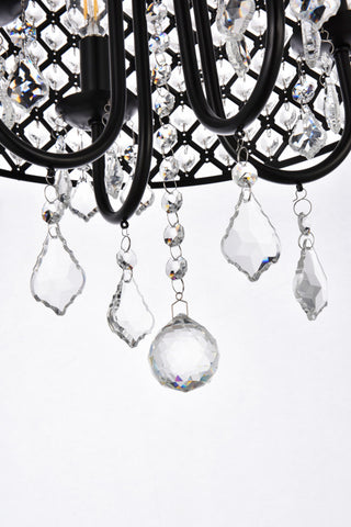 Emelia 14" Pendant, Black