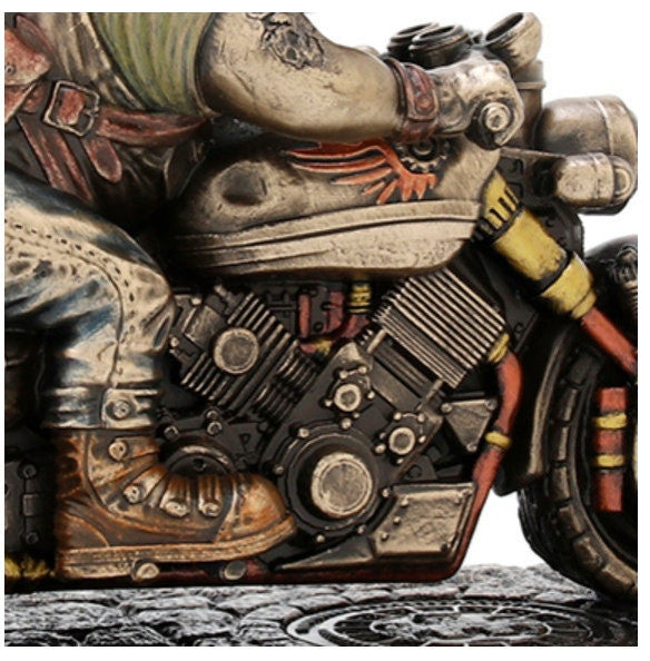 Steampunk Speed Bacon - Figurine Statue Sculpture Art by Veronese Design