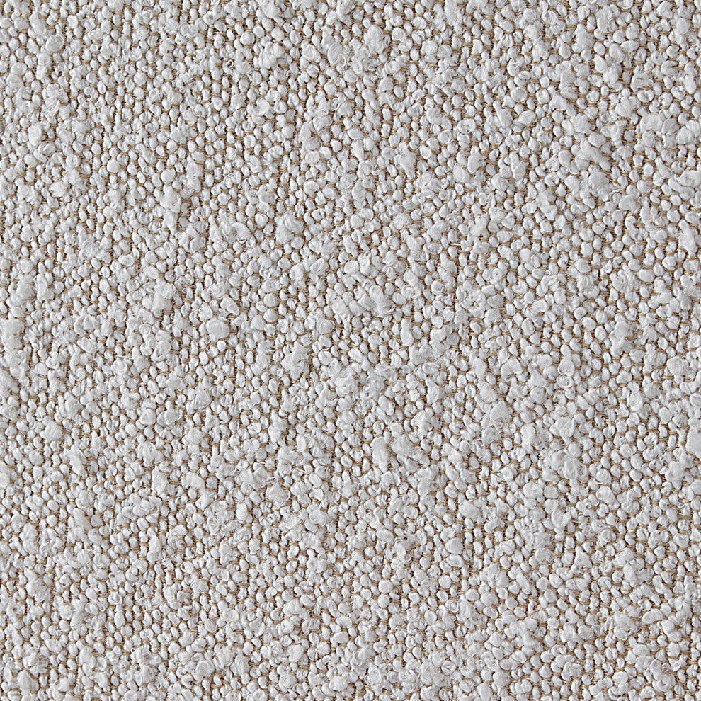 Kelly Boucle Fabric Upholstered Bed, Cream, King