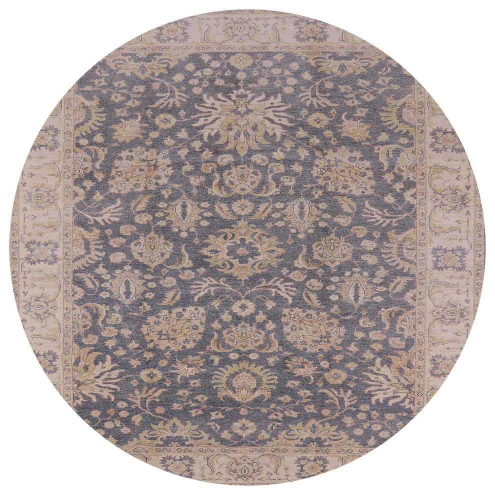 Ahgly Company Indoor Round Mid-Century Modern Area Rugs, 7' Round