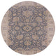 Ahgly Company Indoor Round Mid-Century Modern Area Rugs, 7' Round
