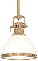 Hudson Valley Randolph 1-Light Pendant in Aged Brass - 2623-AGB
